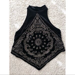 Free People Velvet Top